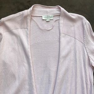 Loft woman’s pink cardigan
